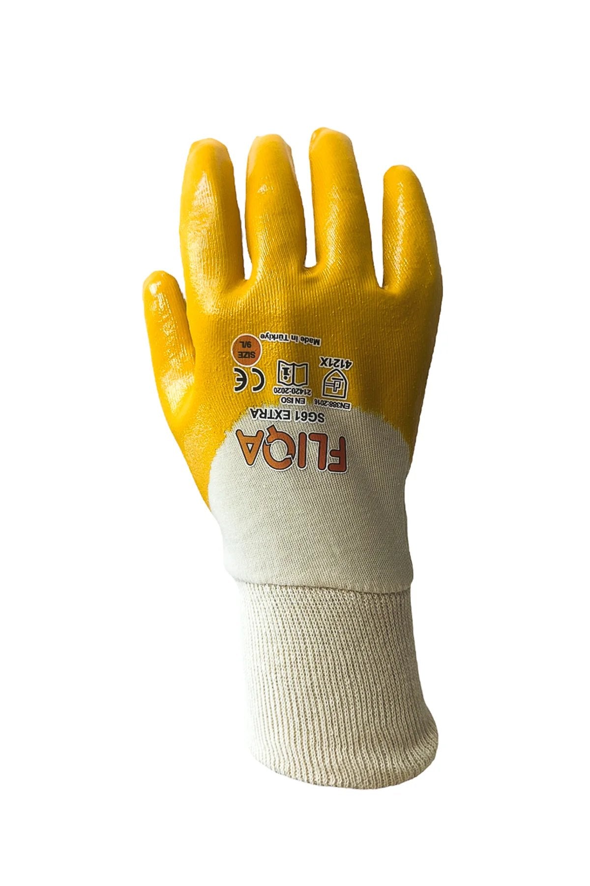 SG61 Extra Kalın Nitril Aşınmaya Dayanıklı Mekanik İş Eldiveni SG61 Extra Kalın Nitril Aşınmaya Dayanıklı Mekanik İş Eldiveni